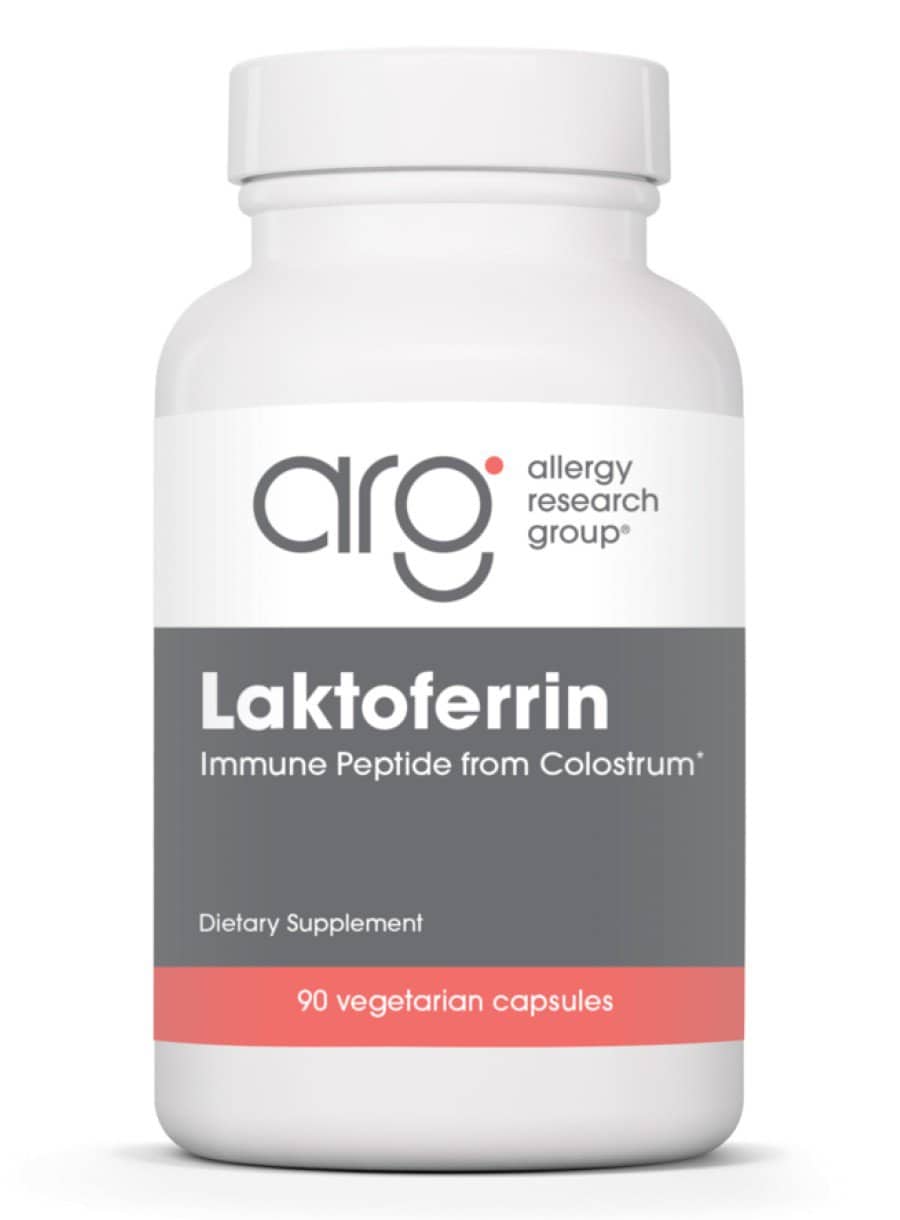 Allergy Research Group Laktoferrin 350mg -- immune support, iron transport.