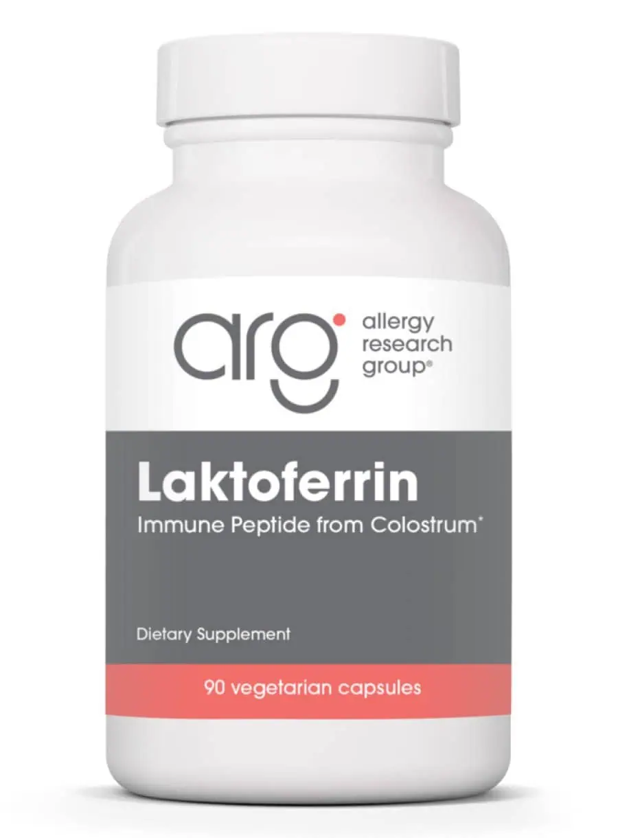 Allergy Research Group Laktoferrin 350mg -- immune support, iron transport.