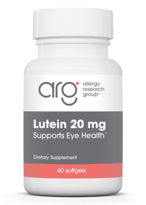 Allergy Research Group Lutein 20mg -- lutein supplement, eye health.