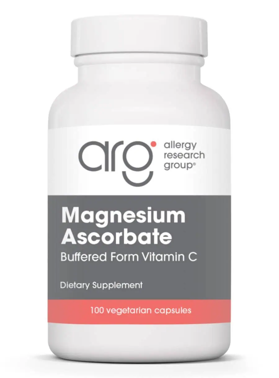 Allergy Research Group Magnesium Ascorbate -- buffered vitamin C, magnesium support.
