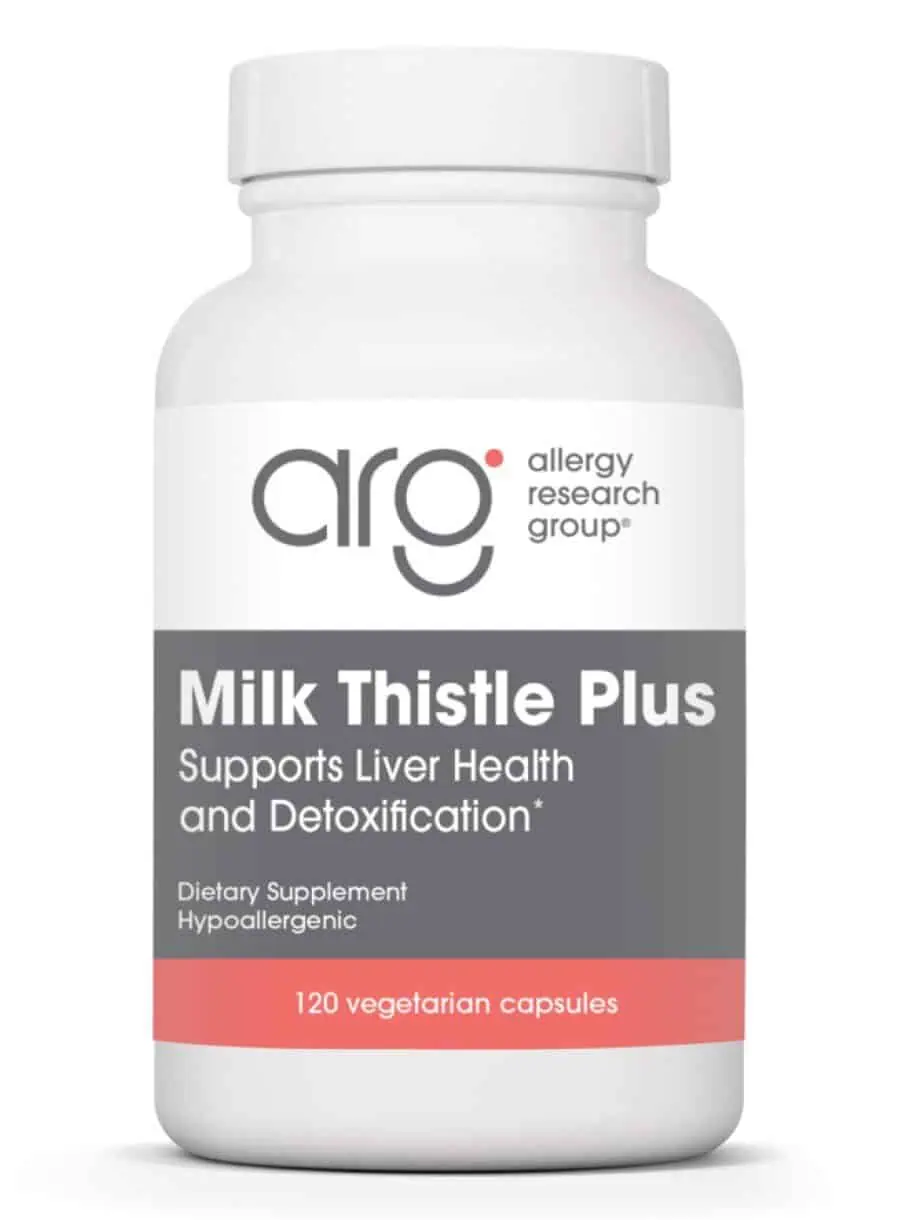 Allergy Research Group Milk Thistle Plus -- liver support, herbal extract.