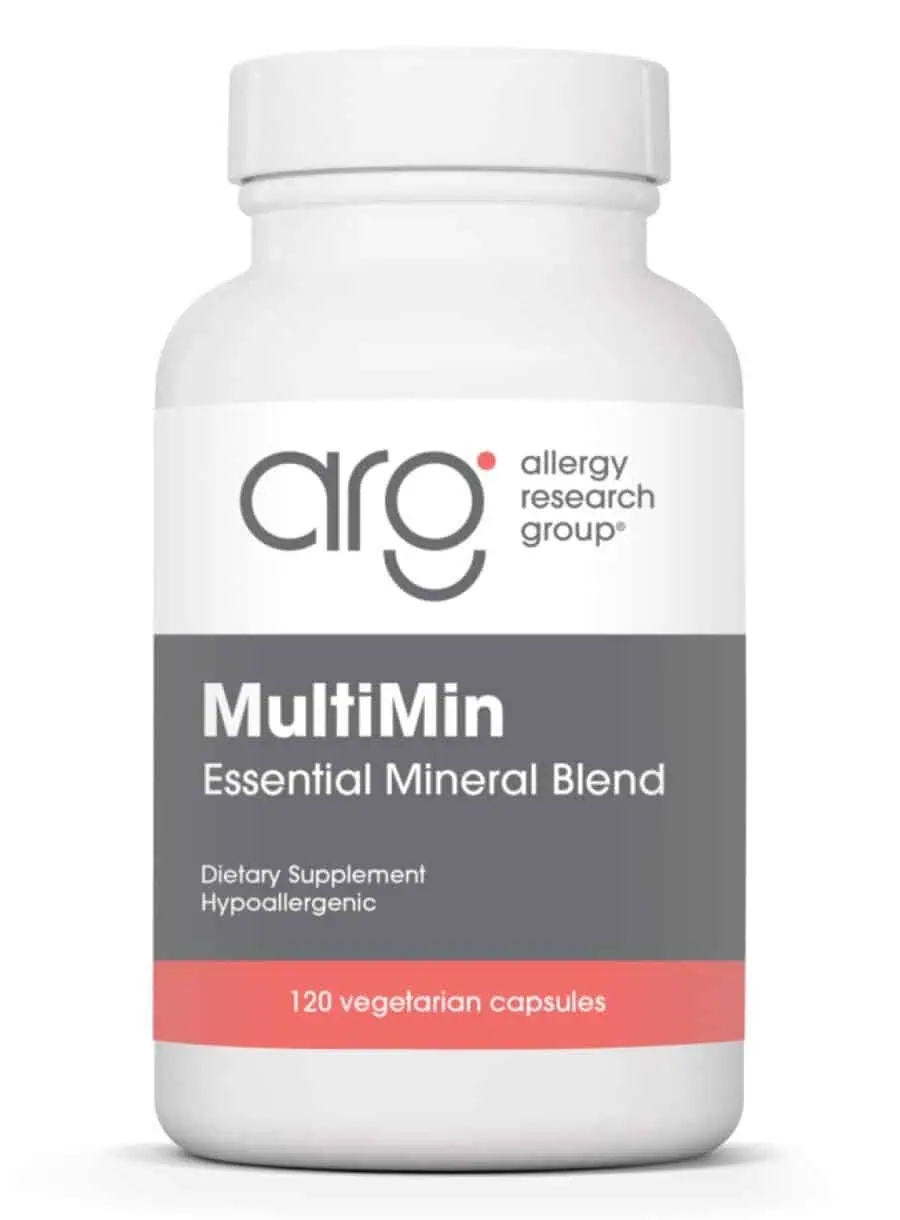 Allergy Research Group MultiMin -- mineral supplement, dietary minerals.