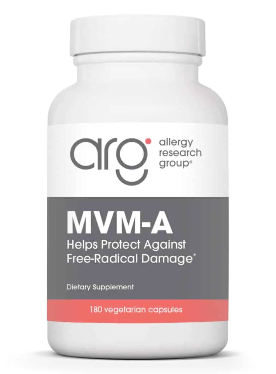 Allergy Research Group MVM-A Antioxidant Protocol -- antioxidant support, vitamin and mineral blend.