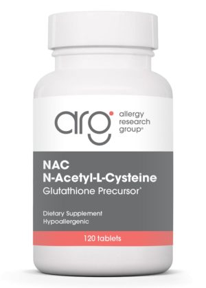 Allergy Research Group N-Acetyl-L-Cysteine (NAC) -- antioxidant support, sulfur source.