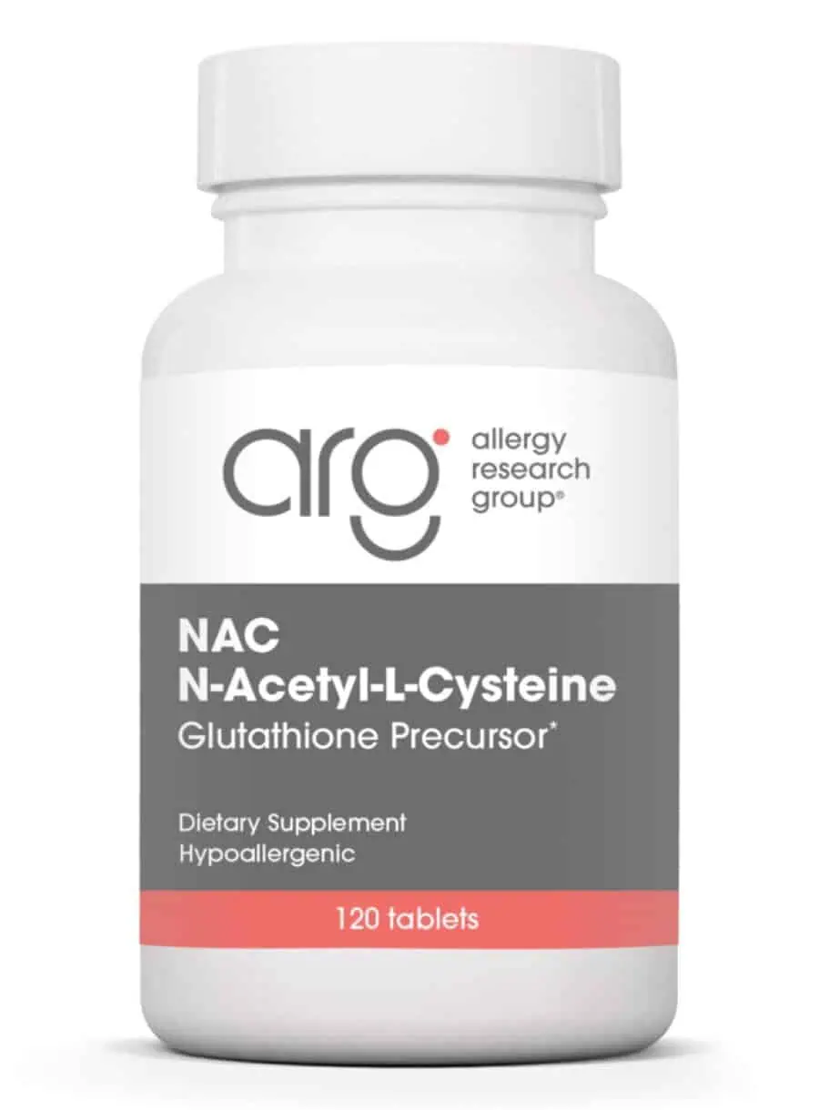 Allergy Research Group N-Acetyl-L-Cysteine (NAC) -- antioxidant support, sulfur source.