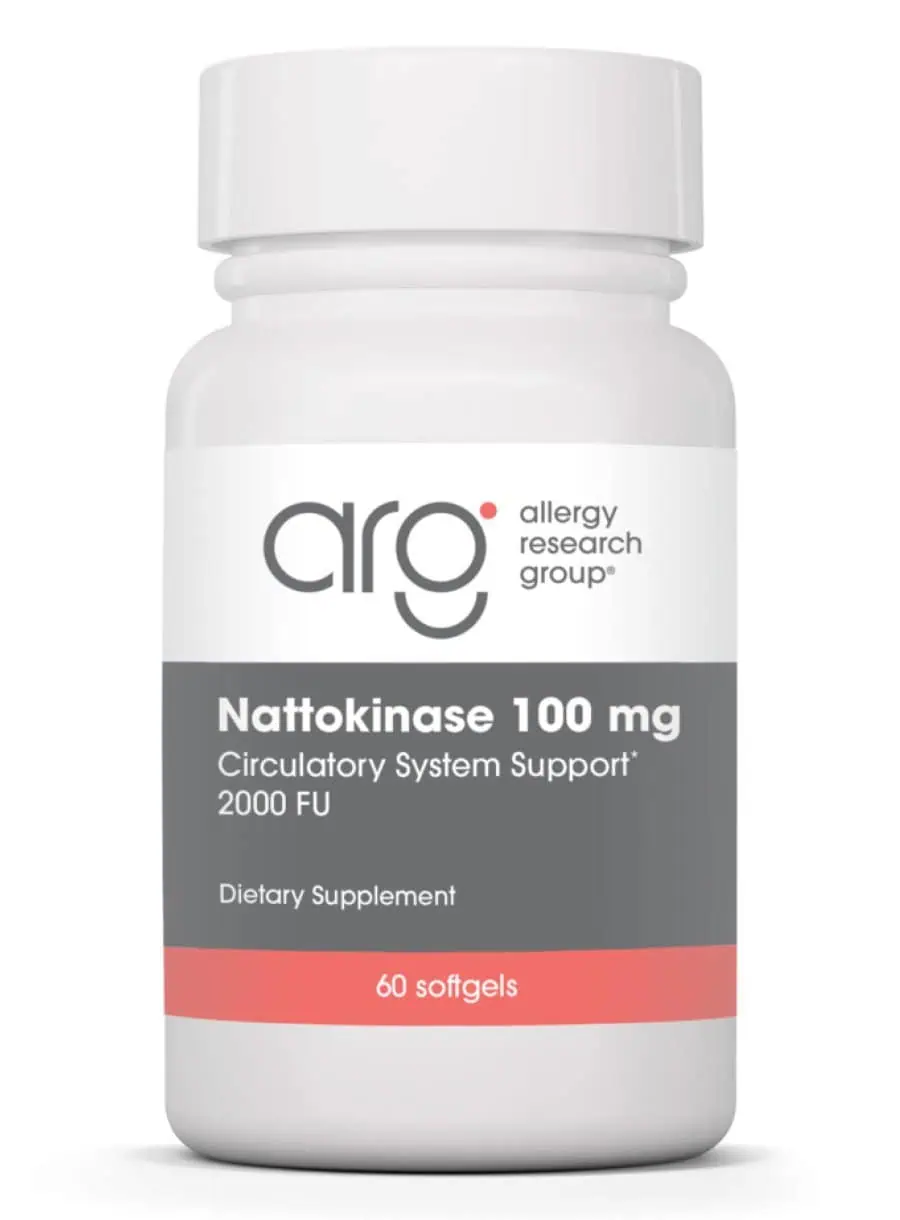 Allergy Research Group Nattokinase Circulatory Systemic Enzymes -- circulatory support, cardiovascular health.