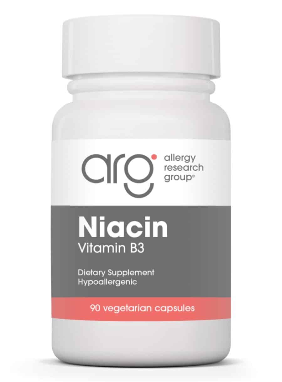 Allergy Research Group Niacin (Vit B3) -- niacin, vitamin B3.