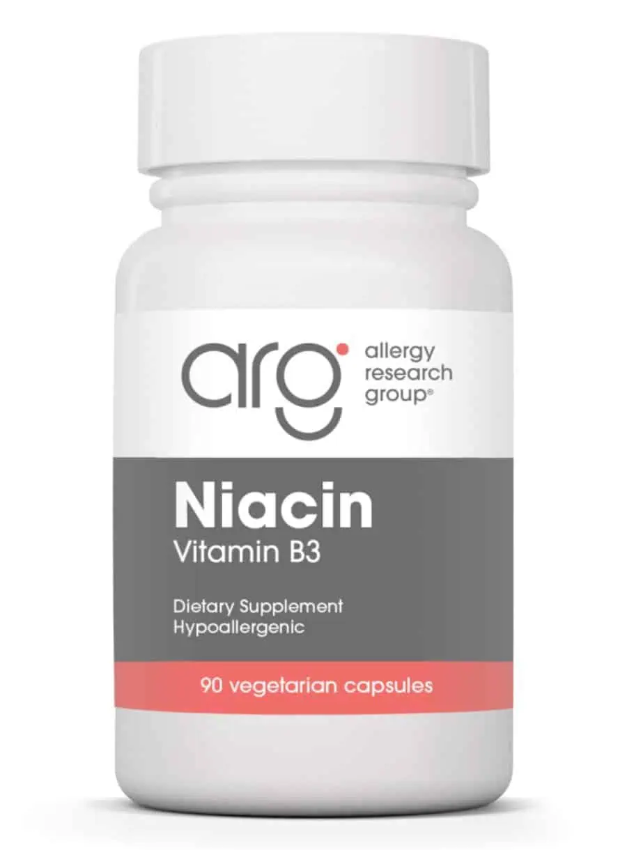 Allergy Research Group Niacin (Vit B3) -- niacin, vitamin B3.