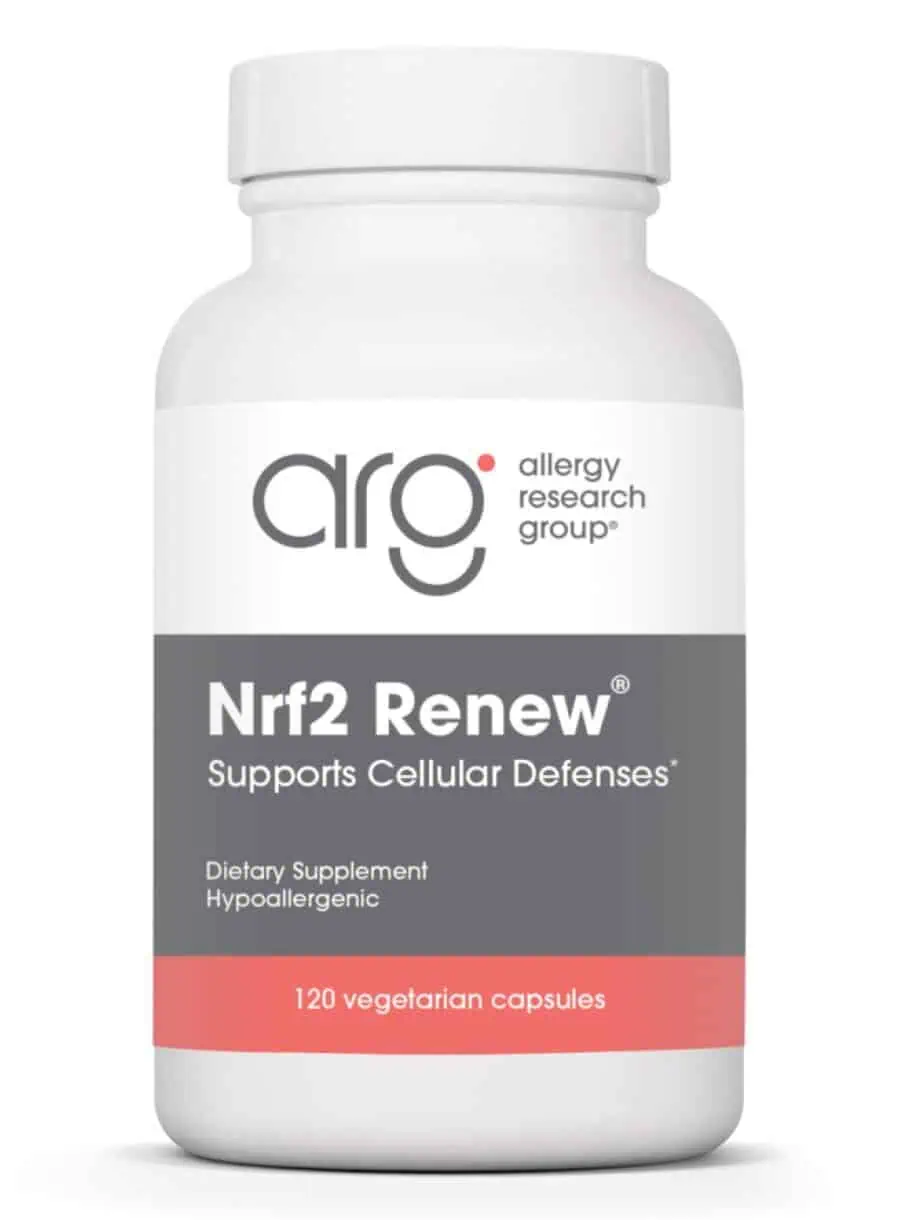 Allergy Research Group Nrf2 Renew Sulforaphane EGCG -- cellular defense, detoxification support.