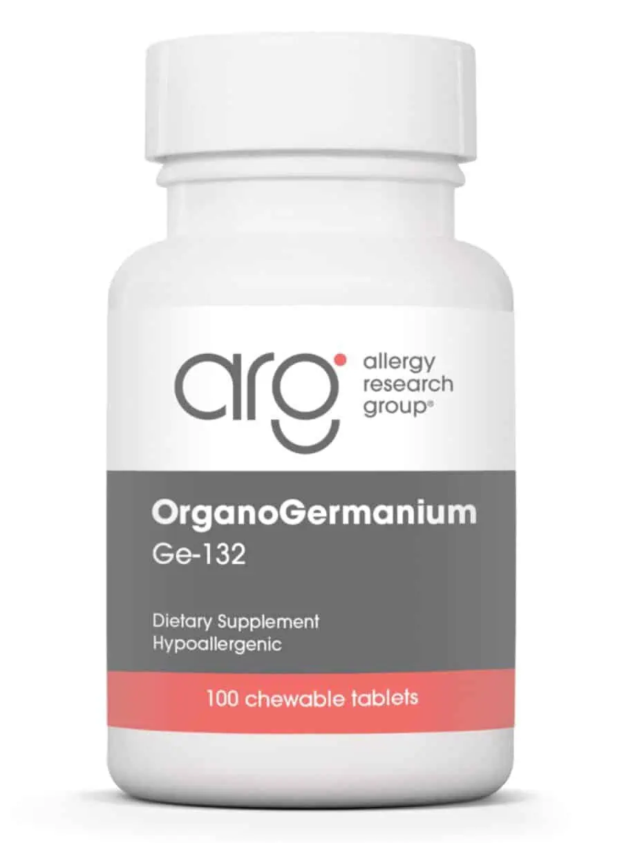 Allergy Research Group OrganoGermanium -- organic germanium, dietary supplement.