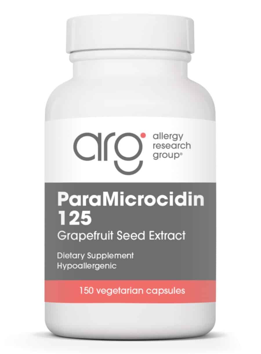 Allergy Research Group ParaMicrocidin 125mg -- grapefruit seed extract, immune support.
