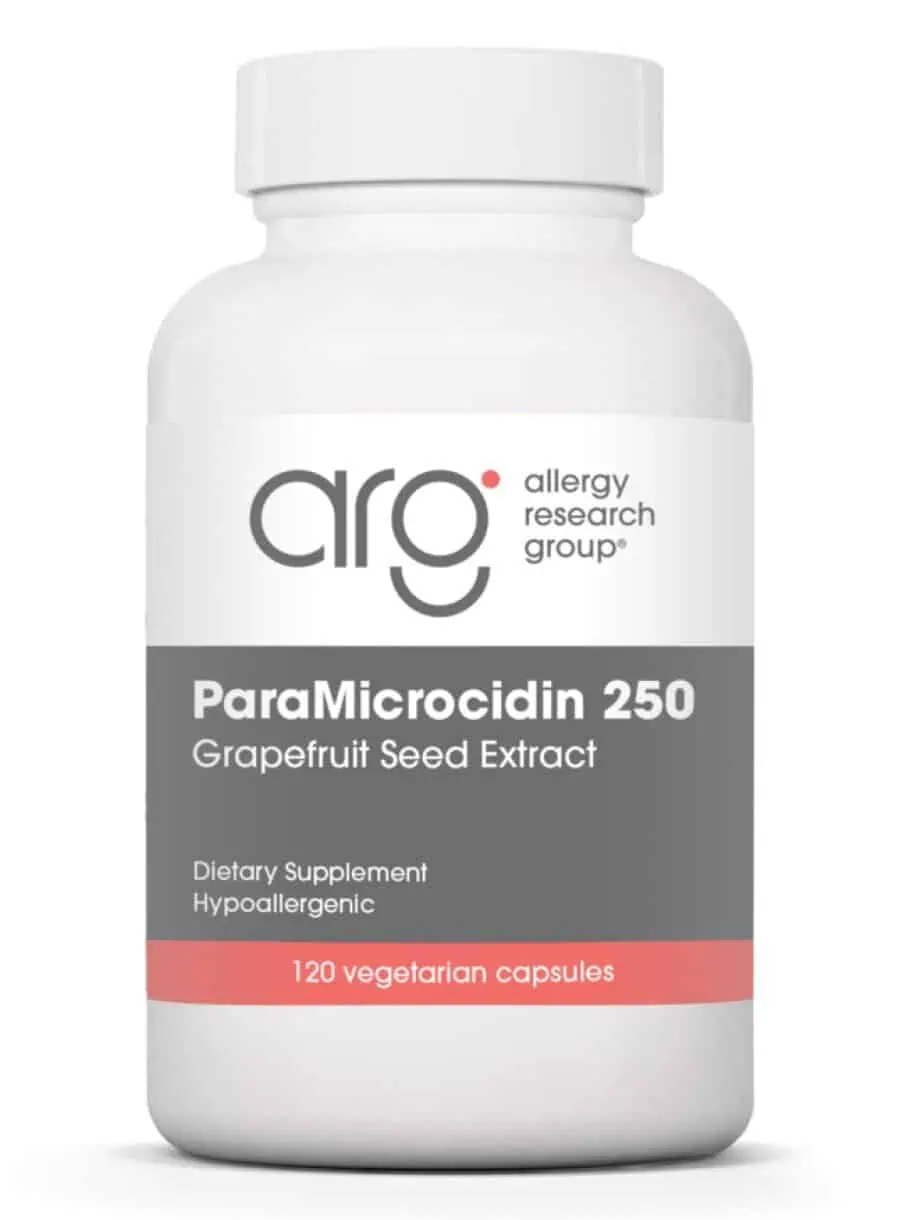 Allergy Research Group ParaMicrocidin 250mg -- grapefruit seed extract, immune support.