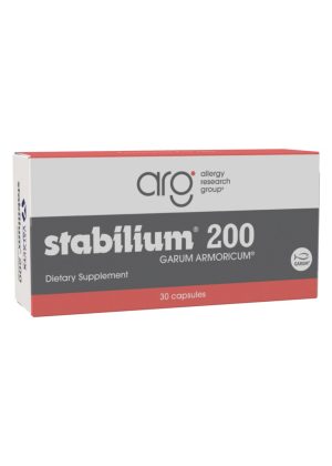 Allergy Research Group Stabilium 200 -- marine-based support, stress resilience.