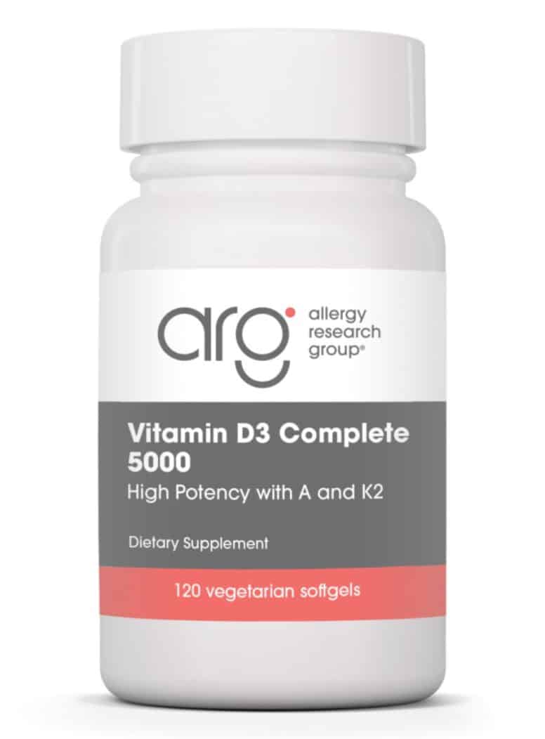 Vitamin D3 Complete 5000 High Potency with A and K2