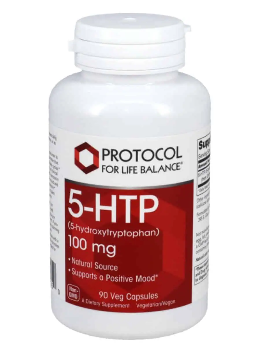 Protocol For Life 5-HTP 100mg -- serotonin support, mood enhancement.