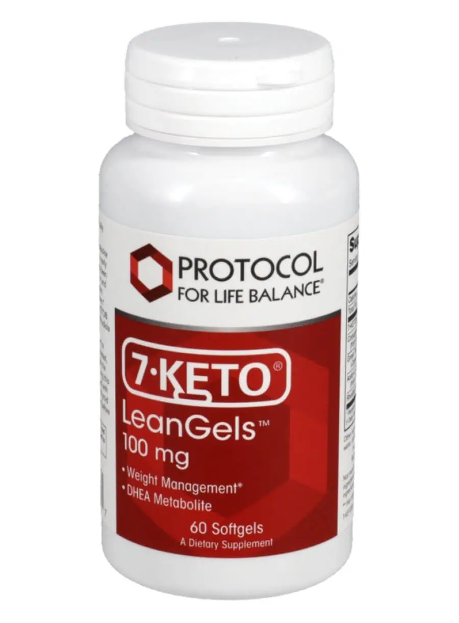 Protocol For Life 7-Keto LeanGels 100mg -- weight management, thermogenesis.