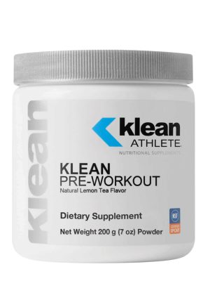 Klean Athlete Klean Pre-Workout -- pre-workout supplement, athletic performance.