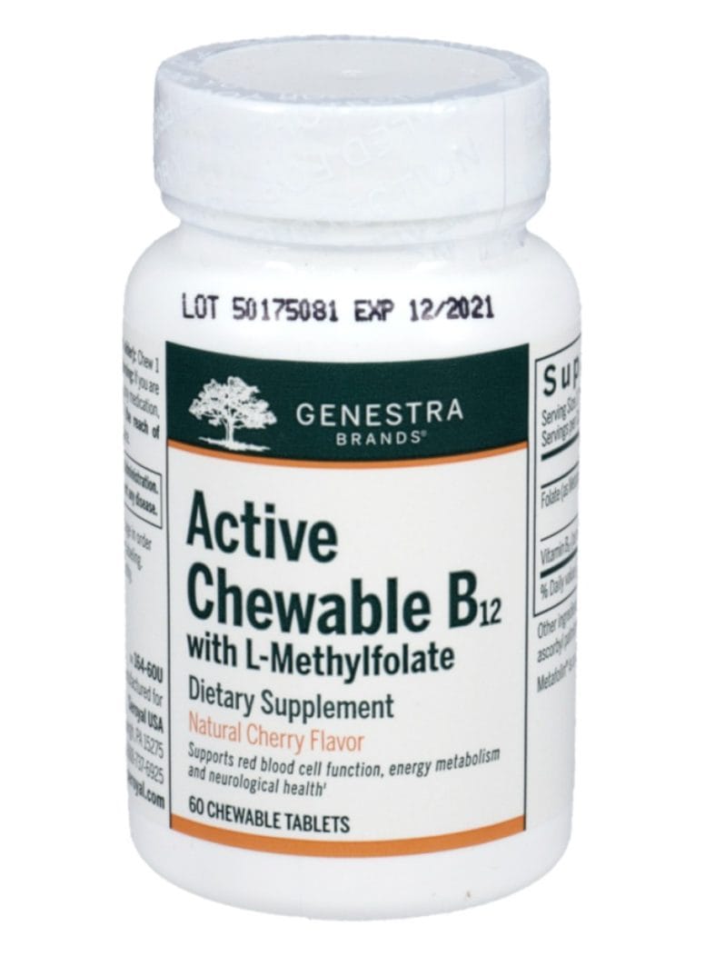 Active Chewable B12 + Methylfolate