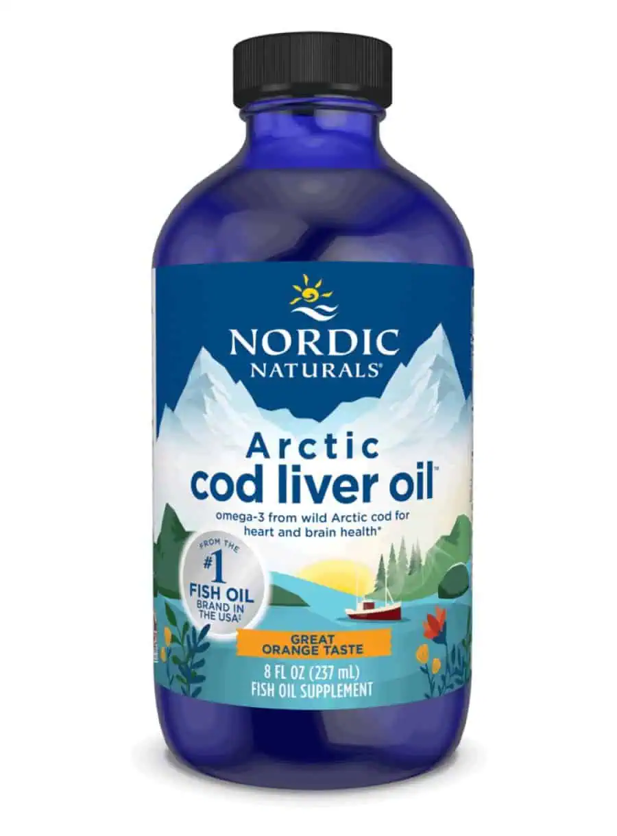 Nordic Naturals Pro Arctic Cod Liver Oil Orange -- fish oil, omega-3