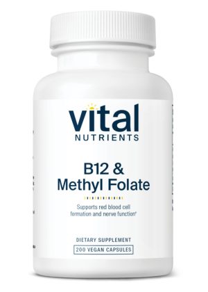 Vital Nutrients B-12/Methyl Folate 1000mcg/800mcg -- vitamin B12, methyl folate