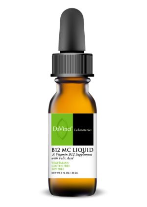 DaVinci Labs B12 MC Liquid -- vitamin B12 supplement, energy support.