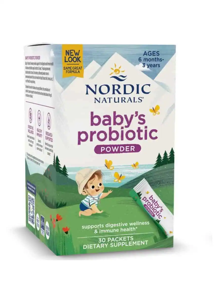 Nordic Naturals Pro Baby's Nordic Flora(TM) Probiotic Powder -- probiotics for children, gut health.