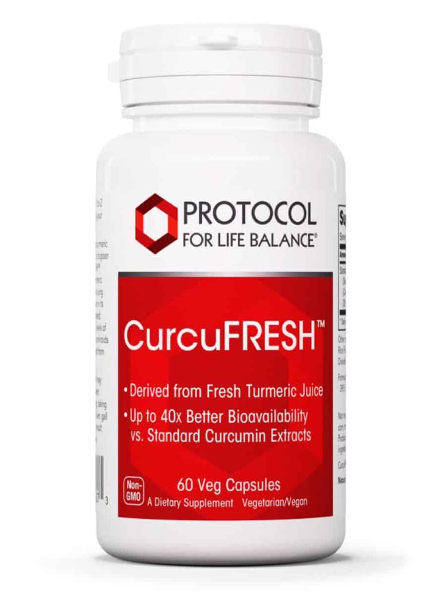 Protocol For Life CurcuFRESH 500mg -- curcumin supplement, turmeric extract.