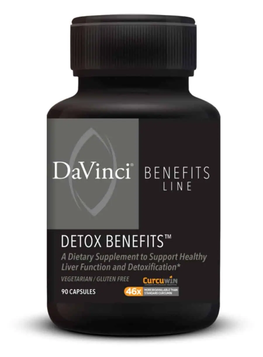 DaVinci Labs Detox Benefits -- detox support, liver health.