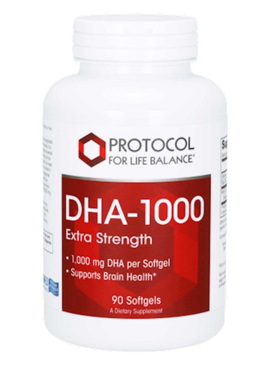 Protocol For Life DHA-1000 -- DHA supplement, brain health.