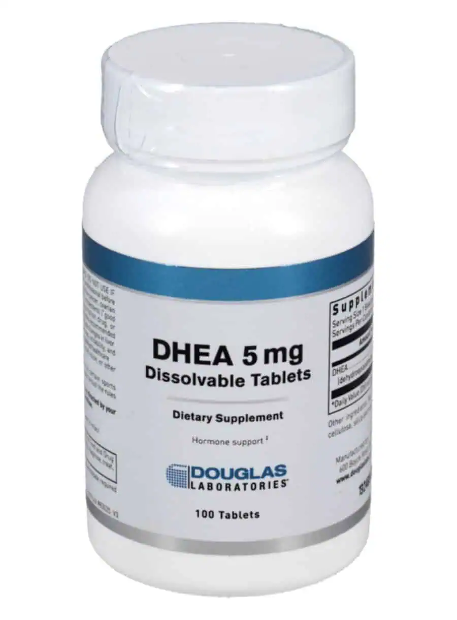 Douglas Laboratories DHEA 5mg Dissolvable Tablets -- DHEA supplement, hormone support.