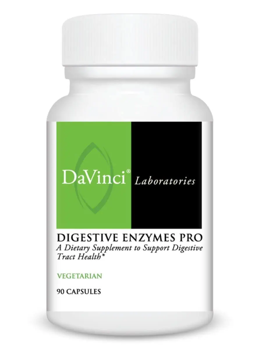 DaVinci Labs Digenzyme -- digestive enzymes, vegetarian supplement.