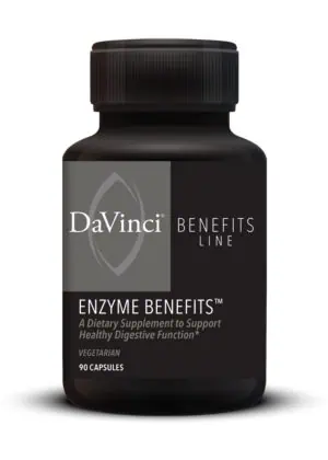 DaVinci Labs Enzyme Benefits -- digestive health, enzyme support.