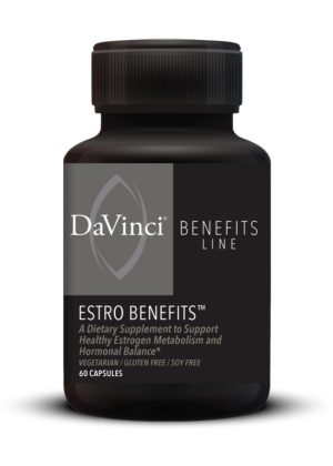 DaVinci Labs Estro Benefits -- hormonal balance, cellular health.