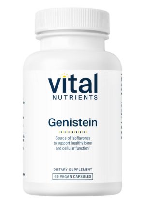 Vital Nutrients Genistein 125mg -- isoflavones, immune support.