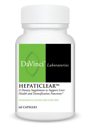 DaVinci Labs Hepaticlear -- liver health, detox support.