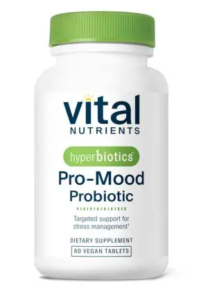 Vital Nutrients Hyperbiotics Pro-Mood Probiotic -- probiotic supplement, stress management