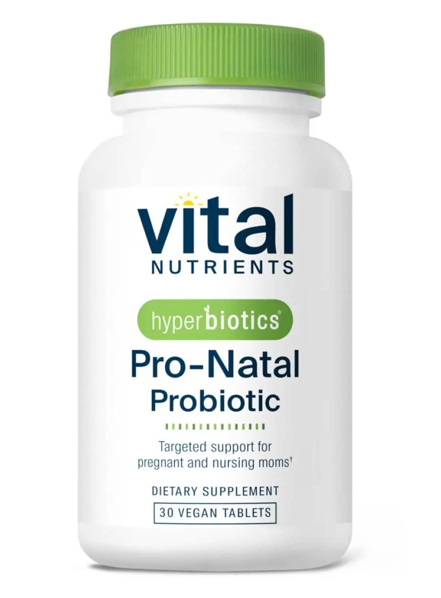 Vital Nutrients Hyperbiotics Pro-Natal Probiotic -- probiotic for pregnancy, digestive support.