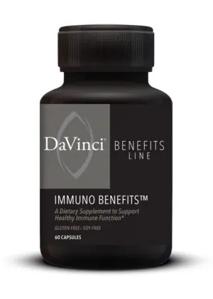 DaVinci Labs Immuno Benefits -- immune support, dietary supplement.