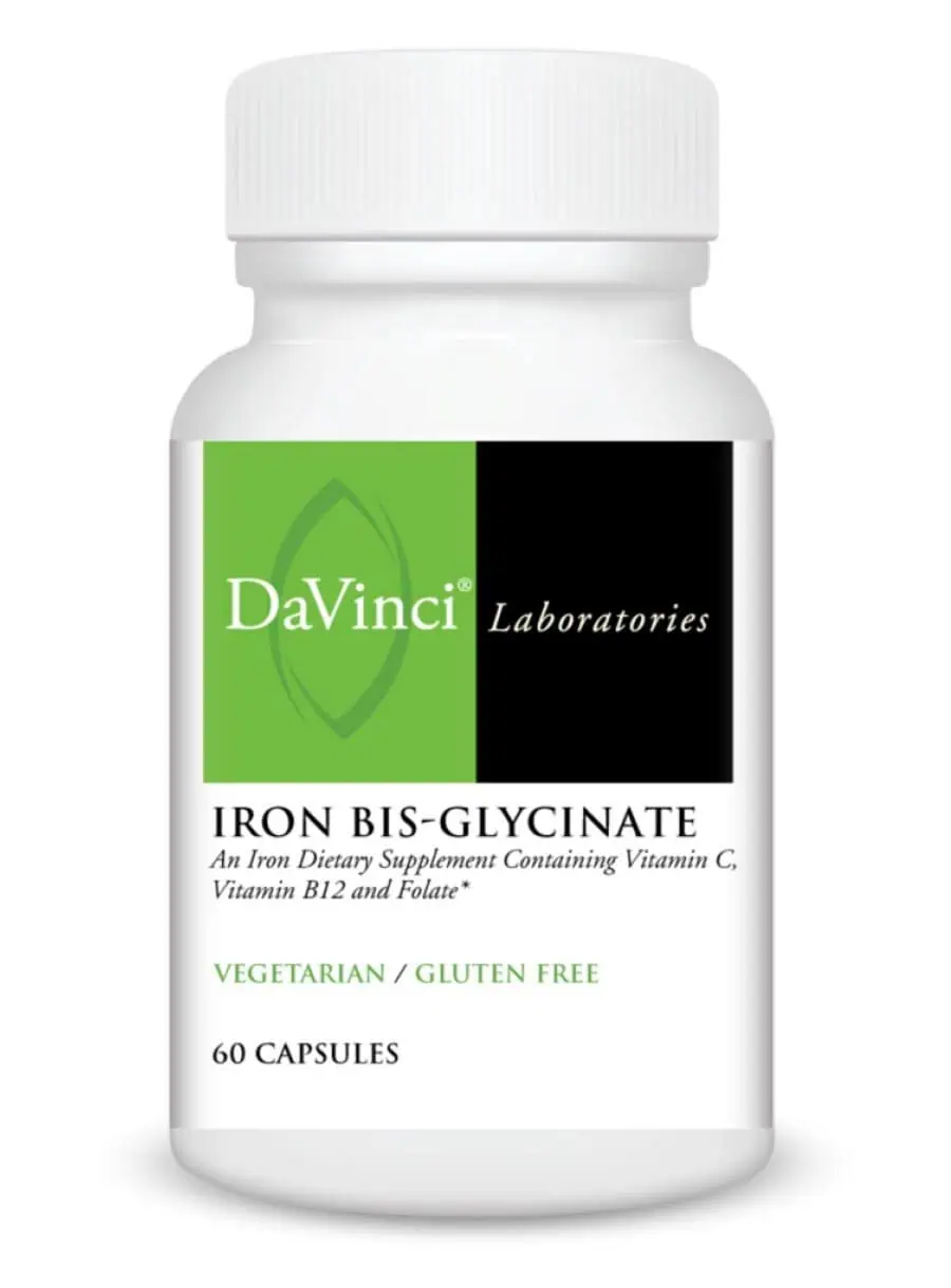 DaVinci Labs Iron Bis-Glycinate -- iron supplement, dietary support.