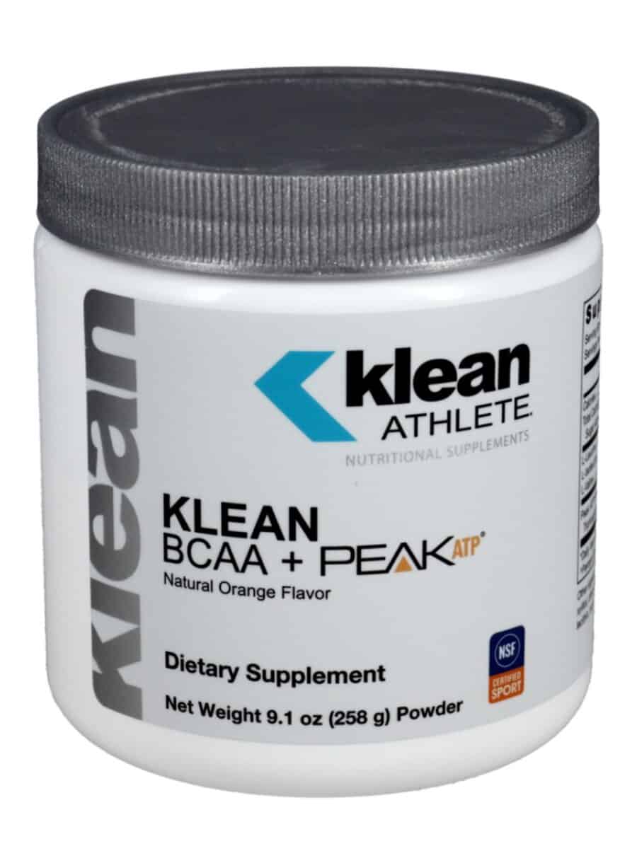 Klean Athlete Klean BCAA + PEAK ATP -- amino acids, muscle recovery.