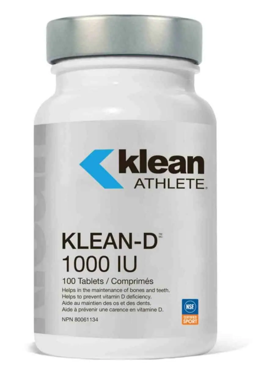 Klean Athlete KLEAN-D -- vitamin D3 supplement, immune support.