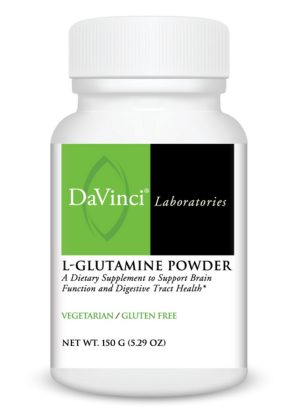 DaVinci Labs L-Glutamine Powder -- amino acid supplement, digestive health.