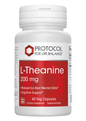 Protocol For Life L-Theanine 200mg -- L-Theanine, Cognitive Support.