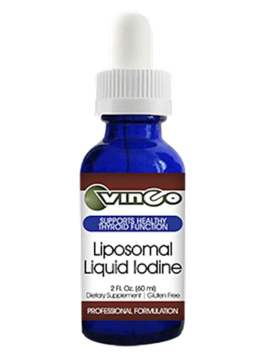 Vinco Liposomal Liquid Iodine -- thyroid support, liposomal delivery.