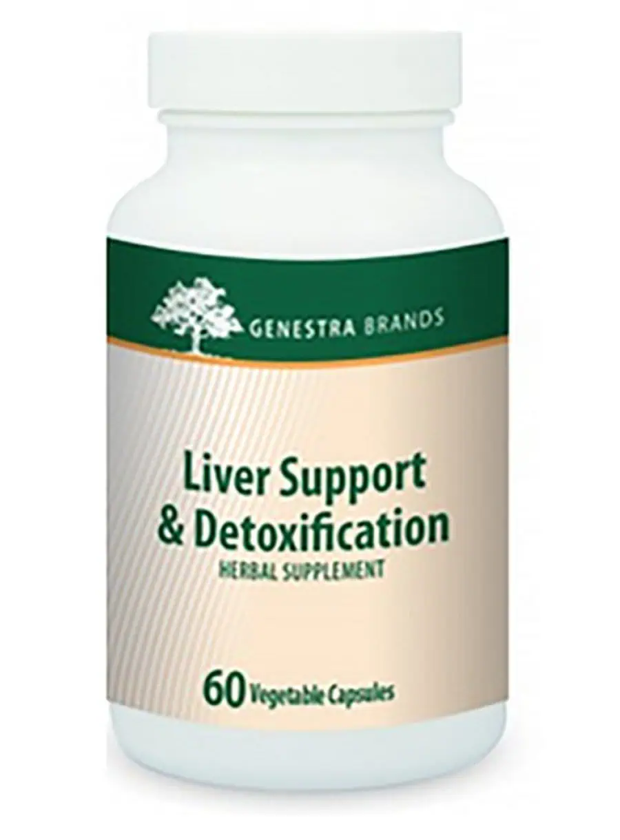 Seroyal/Genestra Liver Support & Detoxification -- liver health, detox support.