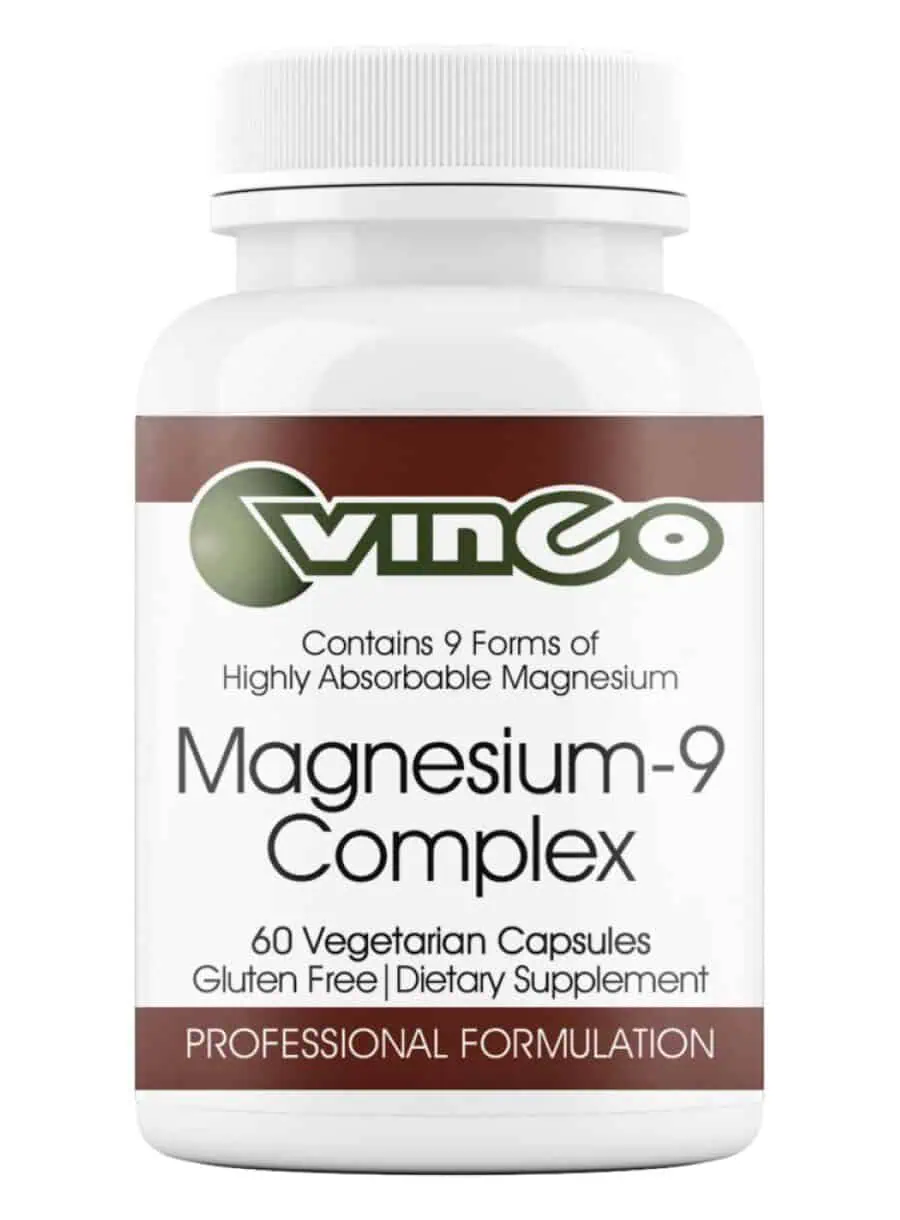 Vinco Magnesium-9 Complex -- magnesium supplement, full-body wellness.