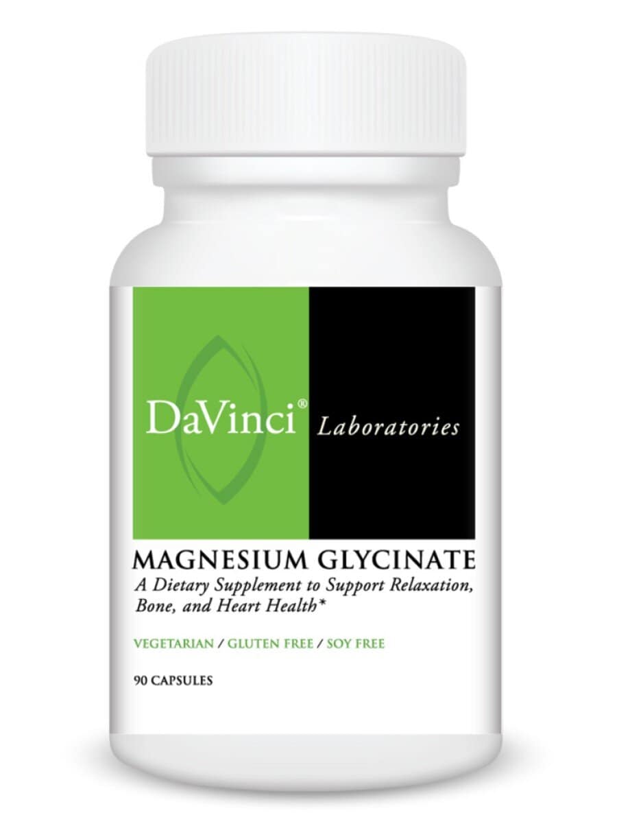 DaVinci Labs Magnesium Glycinate -- magnesium supplement, relaxation support.
