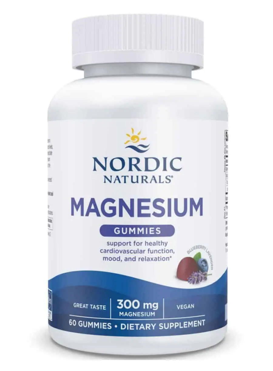 Nordic Naturals Pro Magnesium Gummies -- magnesium gummies, dietary supplement.