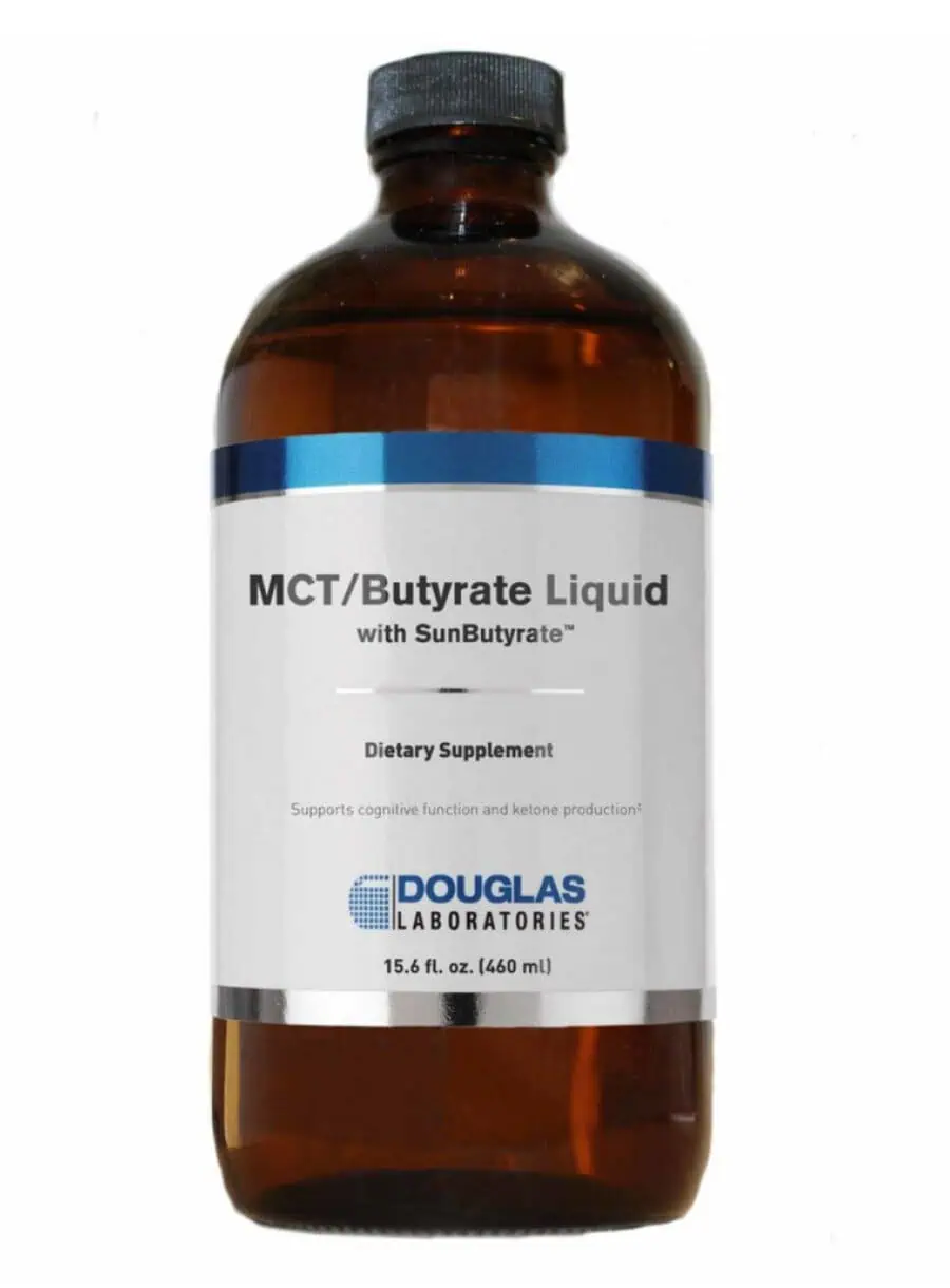 Douglas Laboratories MCT/Butyrate Liquid with SunButyrate(TM) -- cognitive support, ketone production.