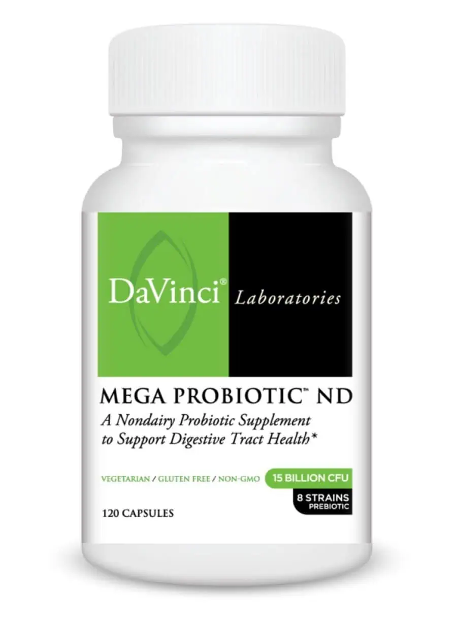 DaVinci Labs Mega Probiotic-ND -- probiotic supplement, digestive health.